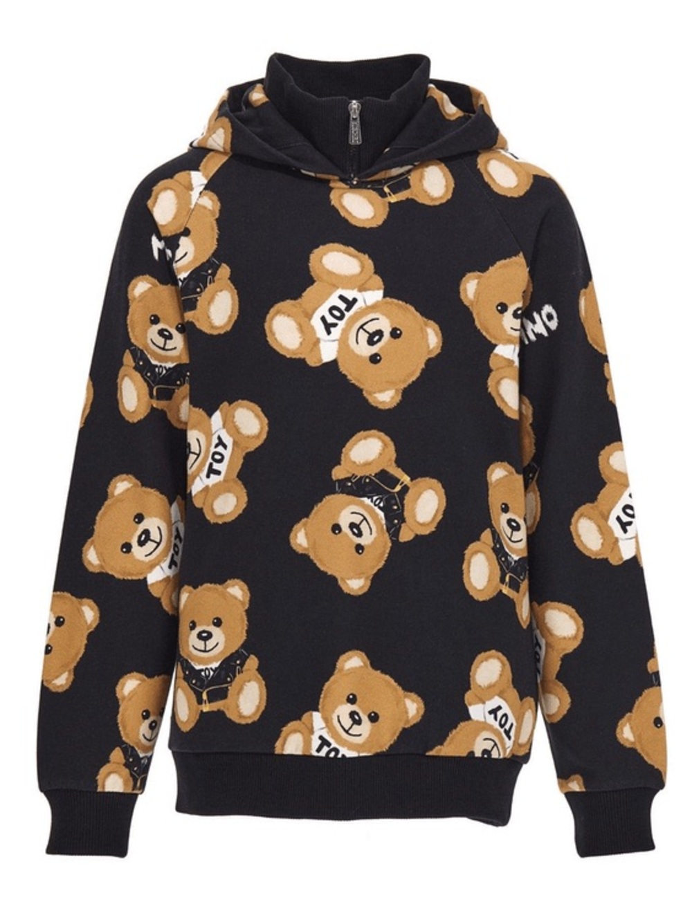Moschino Teen Kids Unisex Black Teddy Bear Hoody 14Y
